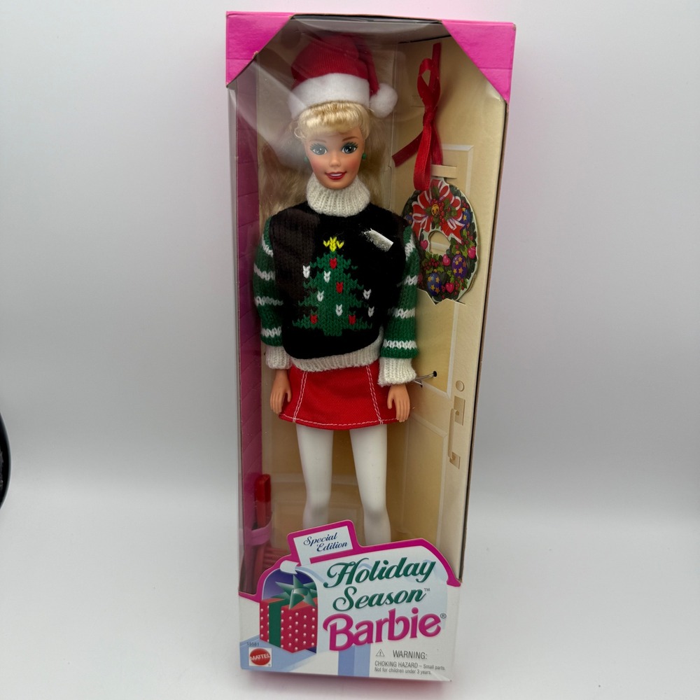 Vtg Holiday Season Barbie Doll 1996 Mattel #15581‎ Special Edition Christmas
